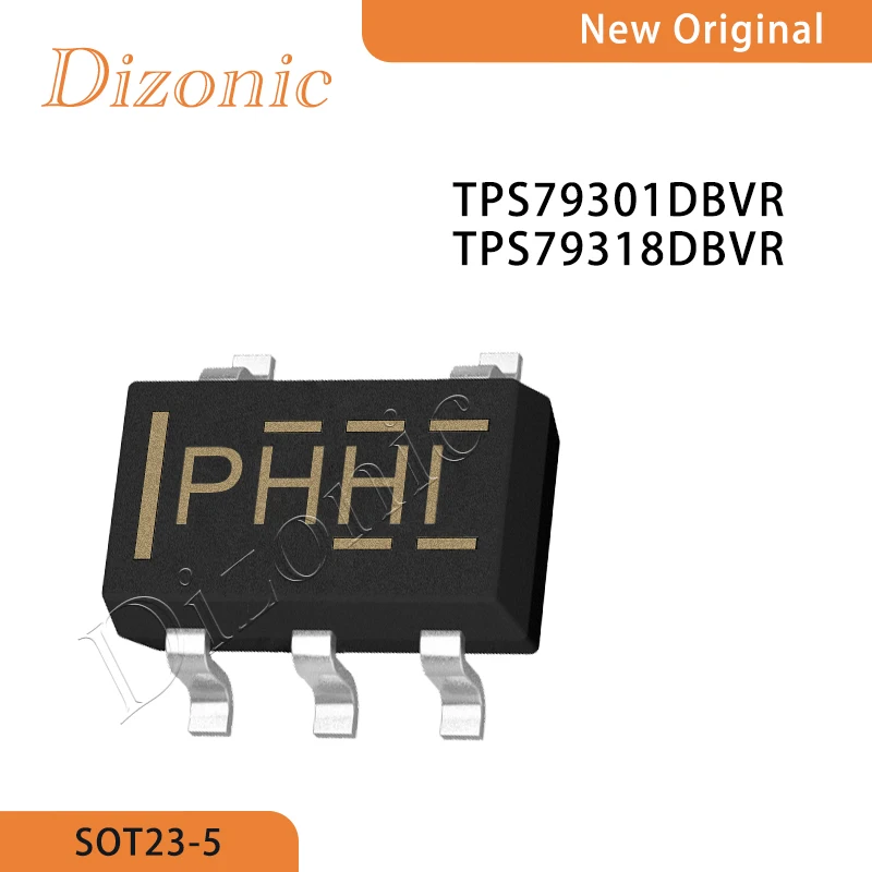 100%new Original TPS79301DBVR TPS79318DBVR Linear Voltage Regulator LDO Chip SOT23-5 Package