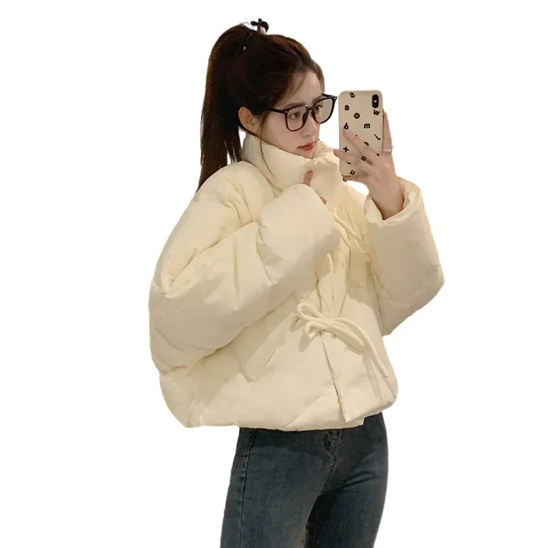 Cotton Jacket Women\'s Short 2024 Winter New Design Sense Niche Small Korean Ins Student Bread Jacket Loose Jacket Trend