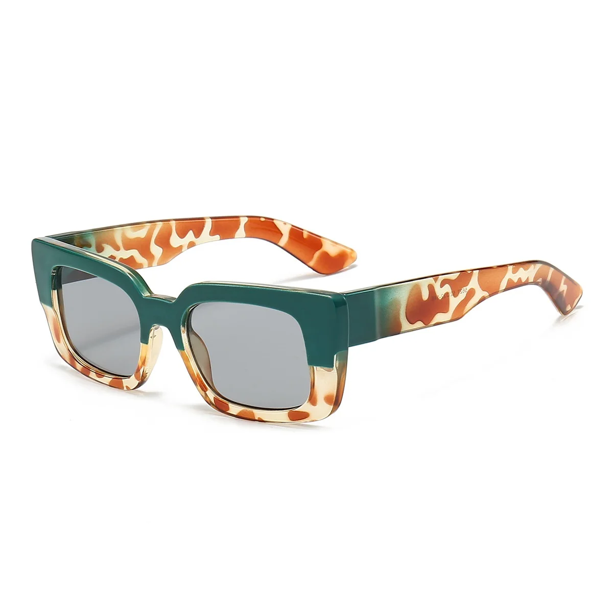 

Ins Popular Fashion Small Rectangle Sunglasses Women Retro Leopard Shades UV400 Men Trending Square Sun Glasses