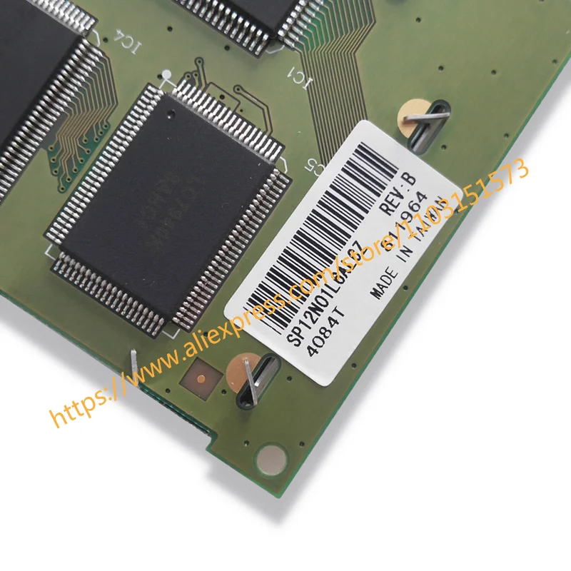 SP12N01L6ALCZ painel de exibição FSTN-LCD de 4,8 polegadas 256 × 64 sp12n01l6alcz