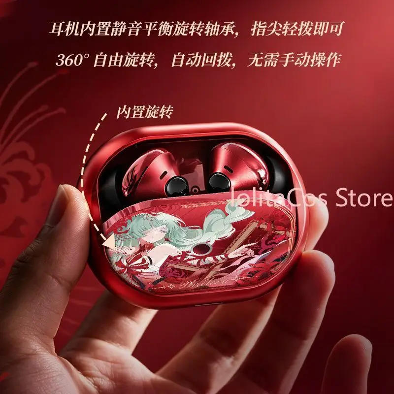 Wuthering Waves Phrolova Cartoon Earphone Earbuds Anime Pendant Carphone Fan Birthday Gift Cosplay Xmas view 5