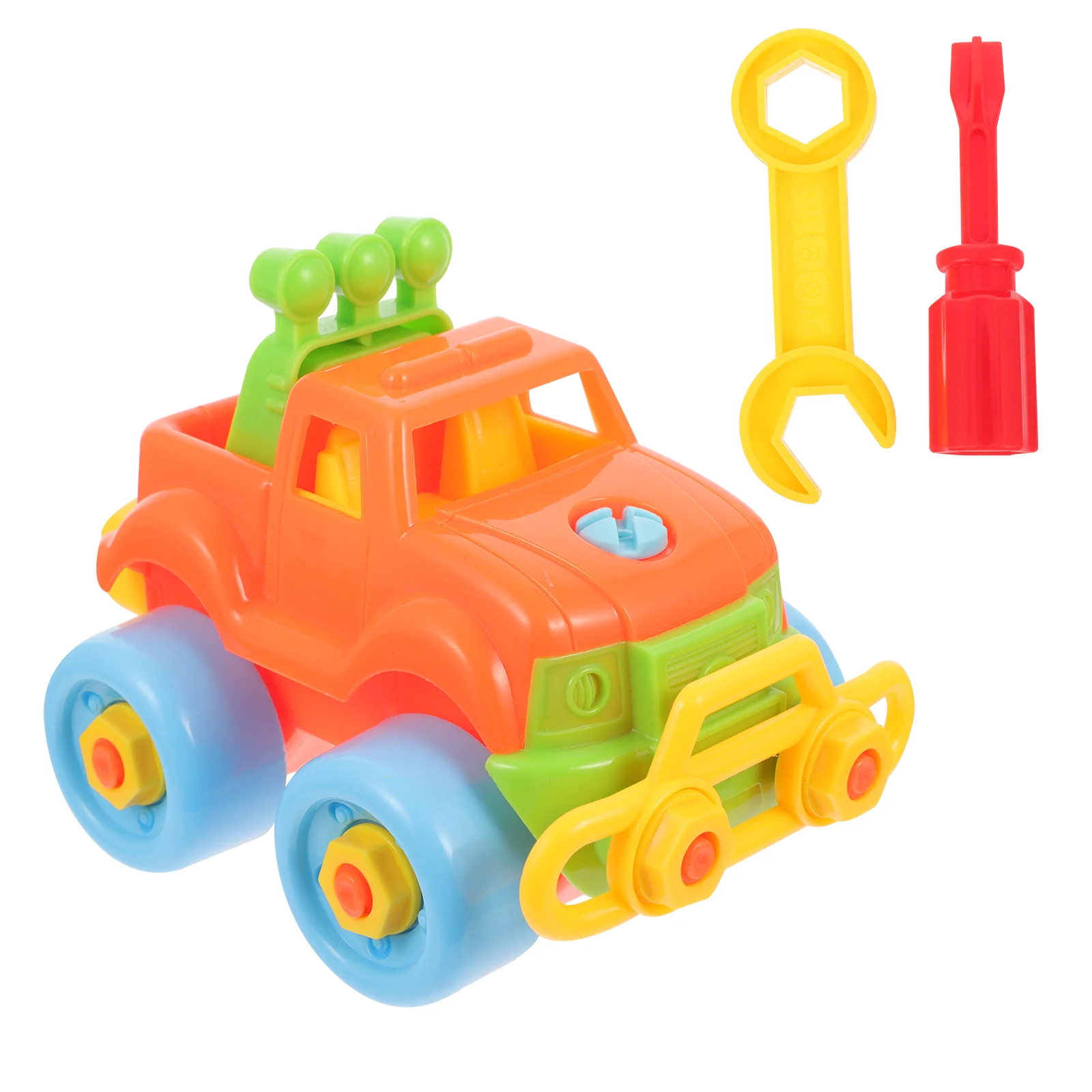 

Detachable Toy Kids Car Children Model Childrens Toys Puzzle Early Education Plastic for Vehicle Children’s