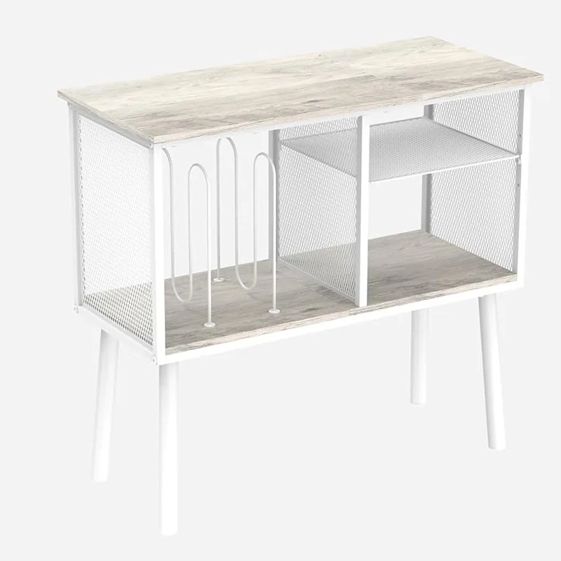 Cross-border record player table storage rack storage rack century large record player table for bedroom and living room
