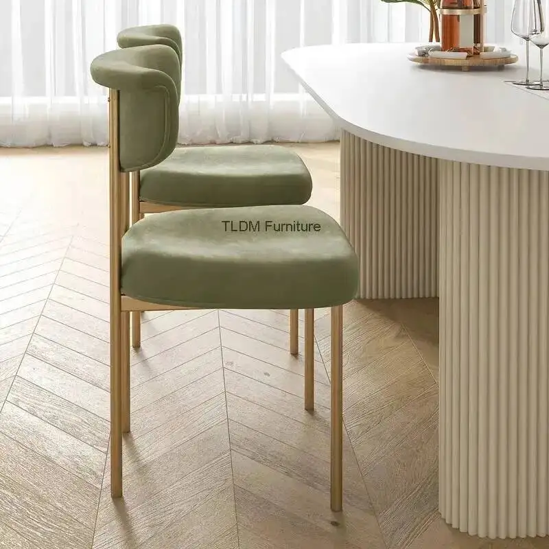 Library Wooden Modern Dining Chairs Lounge Wedding Living Room Party Stoel Designer Dressing Dining Chairs Comfortable Furniture