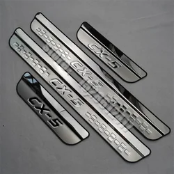 For Mazda CX-5 CX5 2017 2018~2024 High Quality Stainless Steel scuff plate door sill Trim door sill protector Car Accessories