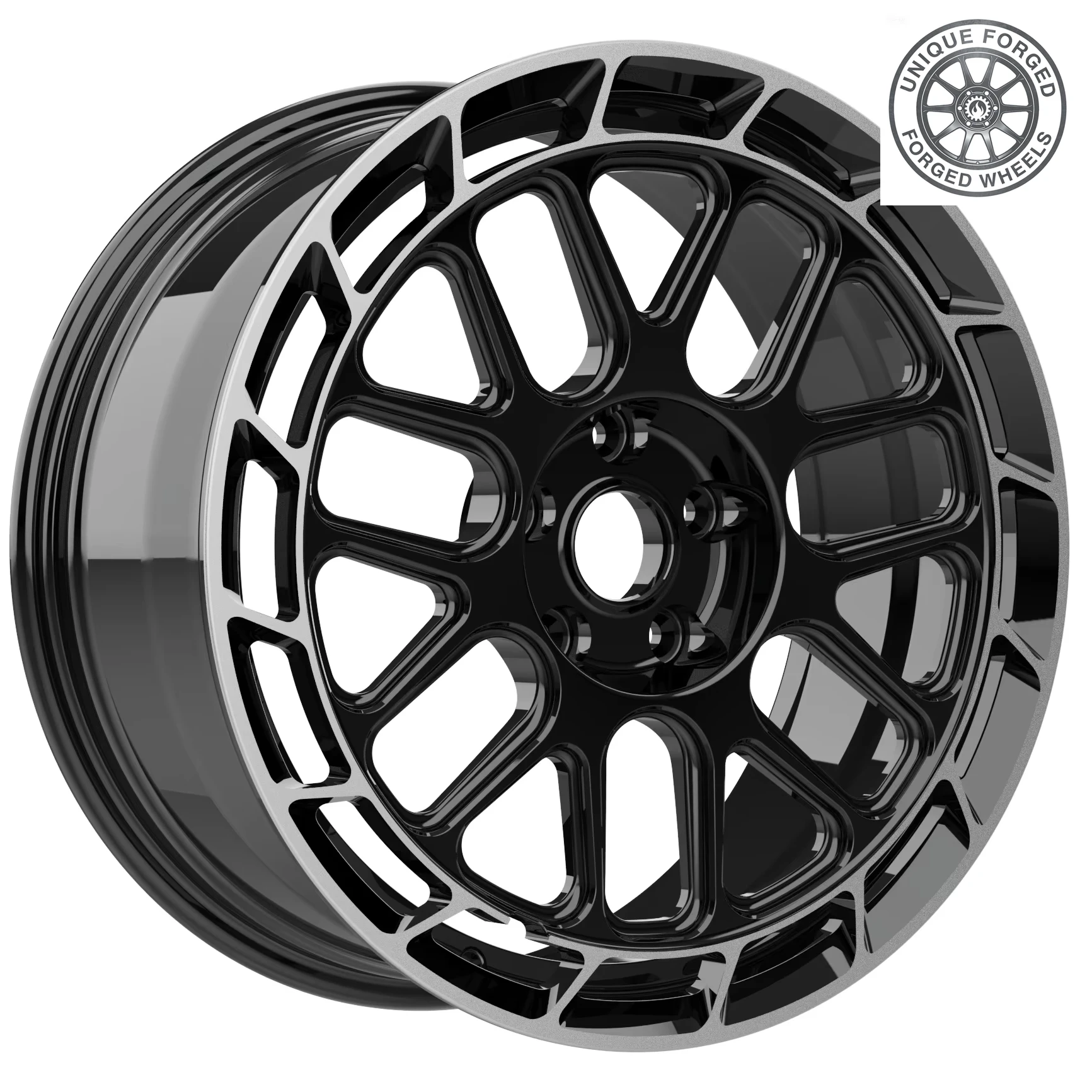 

Monoblock Forged Gloss black Machine Color Deep Concave Wheel Fitments Wheels 19 20 21 22 23 24 Inch Customize Rim