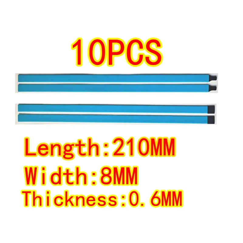 10pcs New Version Pull Tabs Stretch Release Adhesive Strips for LCD Screen with Handle without Tabs - Set of 10