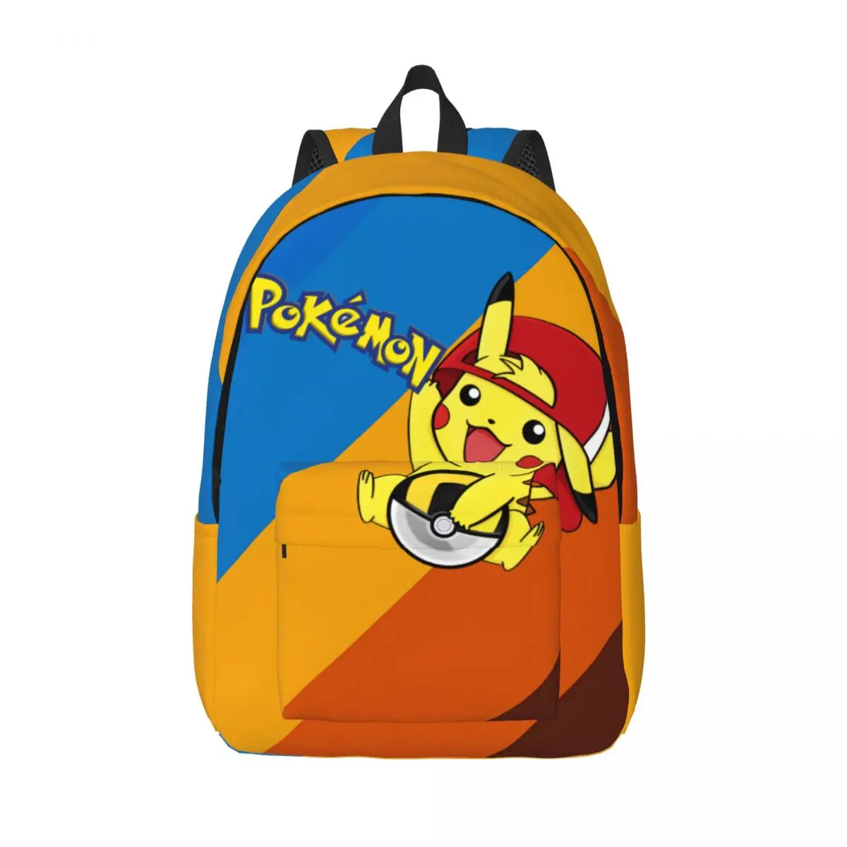 

Vintage Popular Anime Handbag Weekend Picnic Retro Washable Pikachu Couple Knapsack Birthday Gift