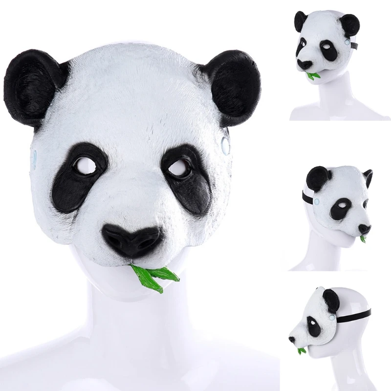 Vestir-se adereços masculino feminino panda máscaras anime máscara cosplay dança festa