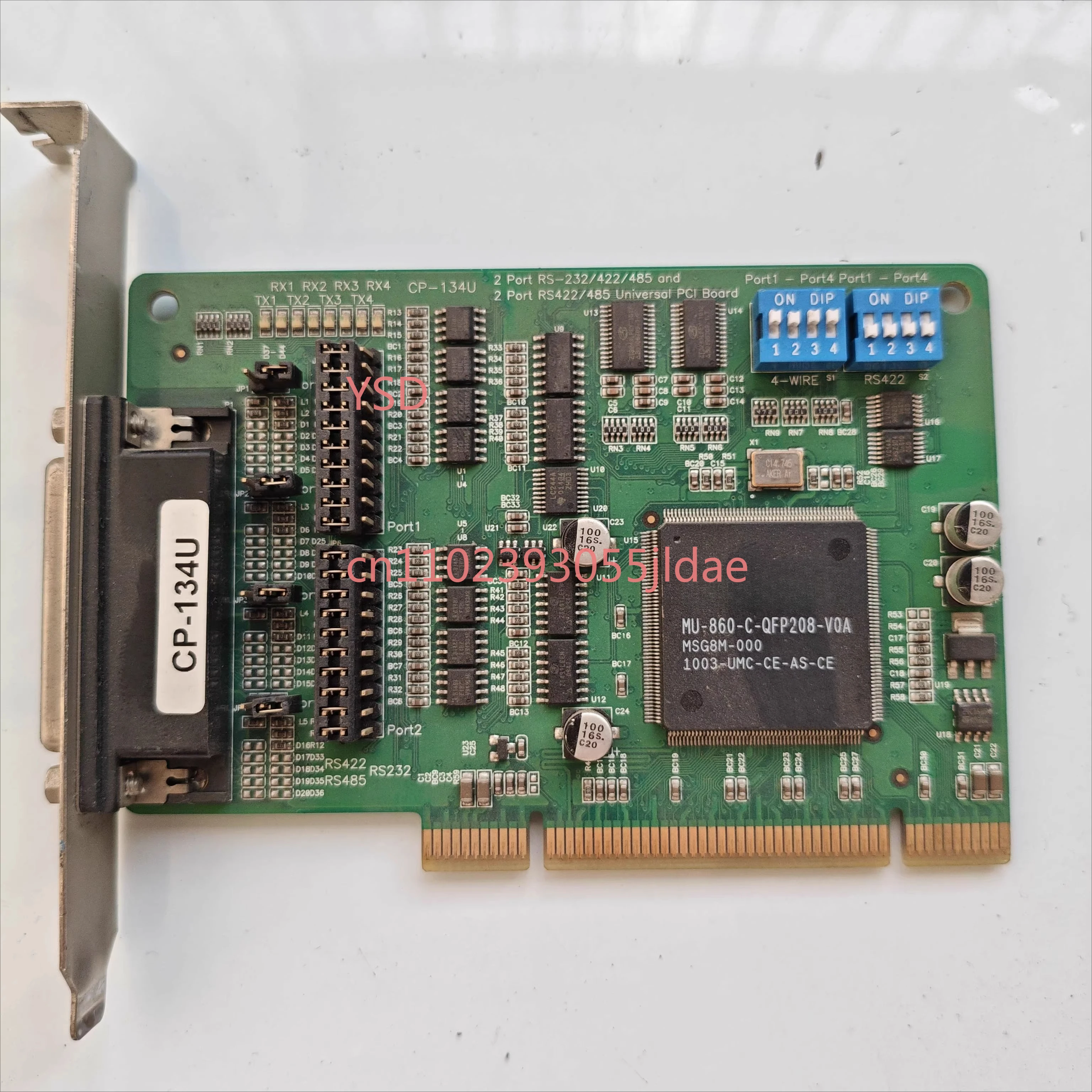 For CP-134U 4-port RS-422/485 PCI multi-serial card（used）