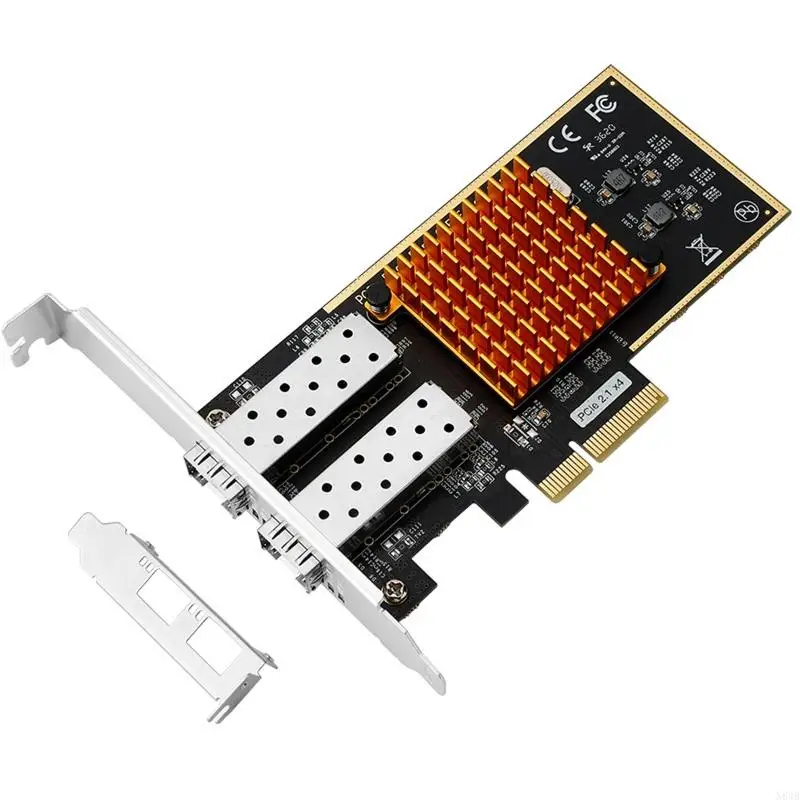 

N84B PCI-E Intel350 2-Port PCI for Express Adapter 10/100/1000Mbps 2 RJ45