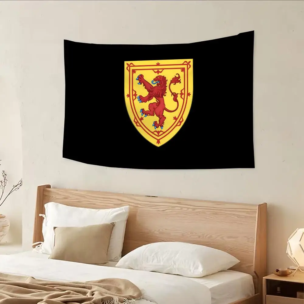 Royal Lion Rampant Scotland Flags flags four rings hanging no edging for indoor use and outdoor decor easy hanging