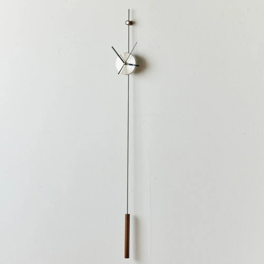 

Art Small Hanging Wall Clock Mechanical Fun Game Chic Minimalist Wall Clock Interior Design Wandklok Home Decoration Accessories