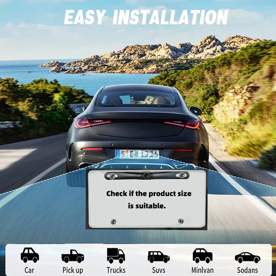 후방 카메라 라이센스 플레이트 브래킷, 블랙박스 미러 - License Plate Backup Camera Frame Mount 리뷰 및 가격