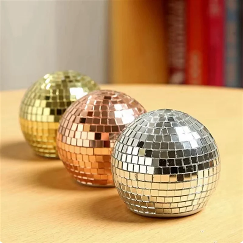 A59E-فتاحة البيرة مرآة تصميم ديسكو الكرة شكل البيرة الماسك مرآة تصميم فتاحة مرآة الكرة ديكور