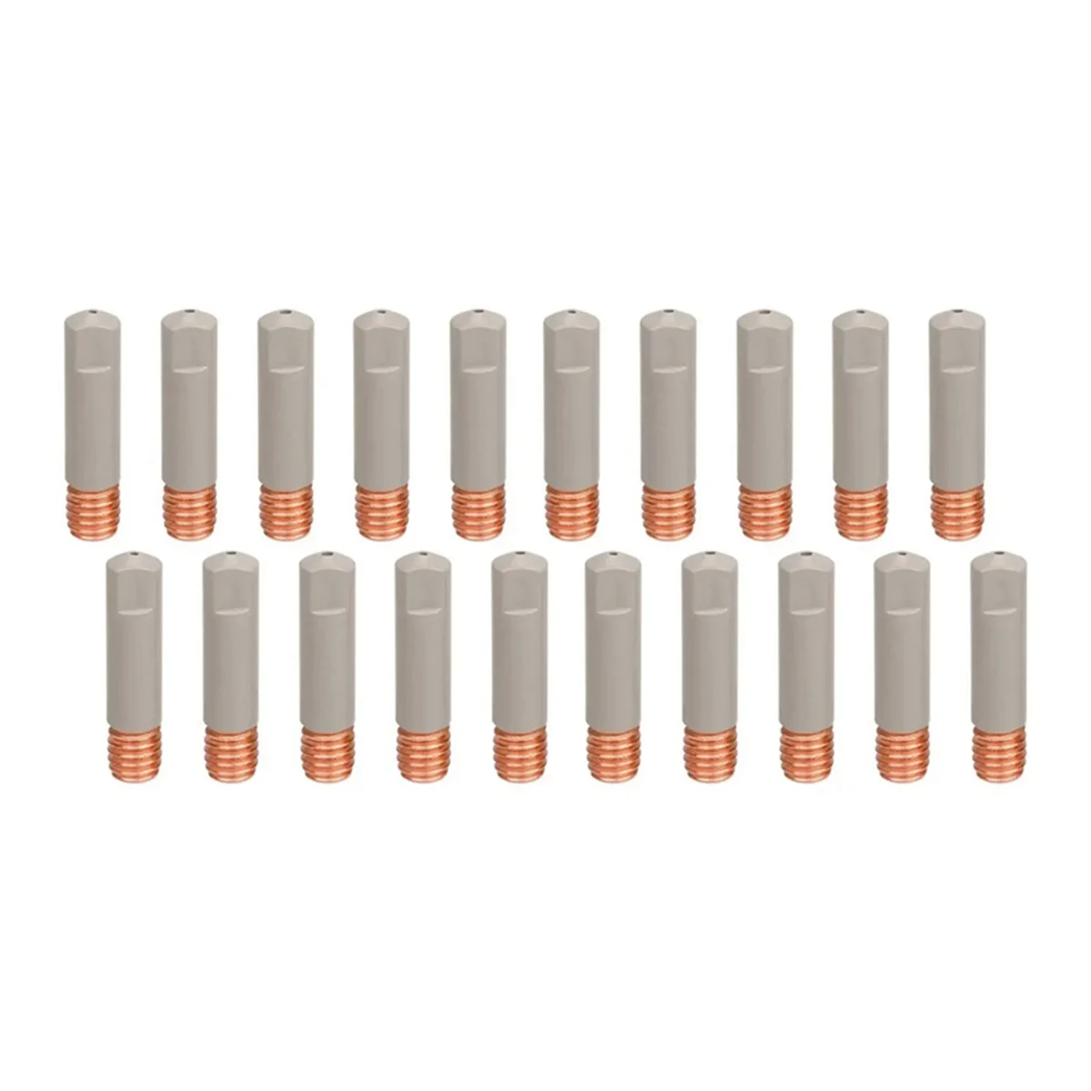 20pcs MB15AK Welding Nozzle Tipcoating Protect M6 Gas Nozzle 1.2mm MIG Welding Tool Parts