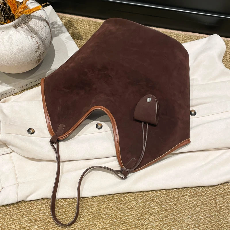 Фото Женская мягкая вельветовая сумка-трансформер 2-в-1: роскошная вместительная сумка-тоут и кошелек из фланели для повседневного использования