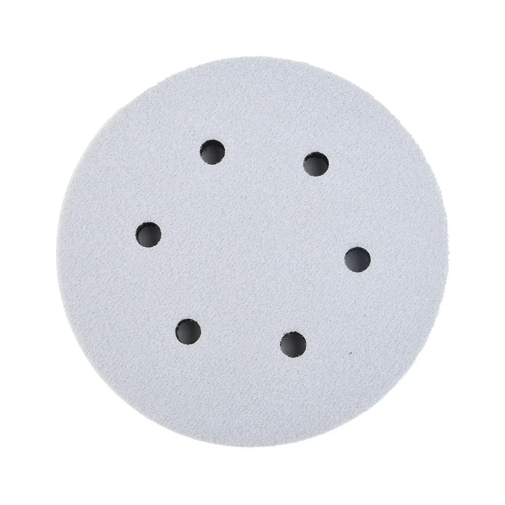 

6inch 150mm 6 Holes Soft Buffer Spong Interface Cushion Pad Hook And Loop Sanding Pads Disc For Sander Power Tool Accessories