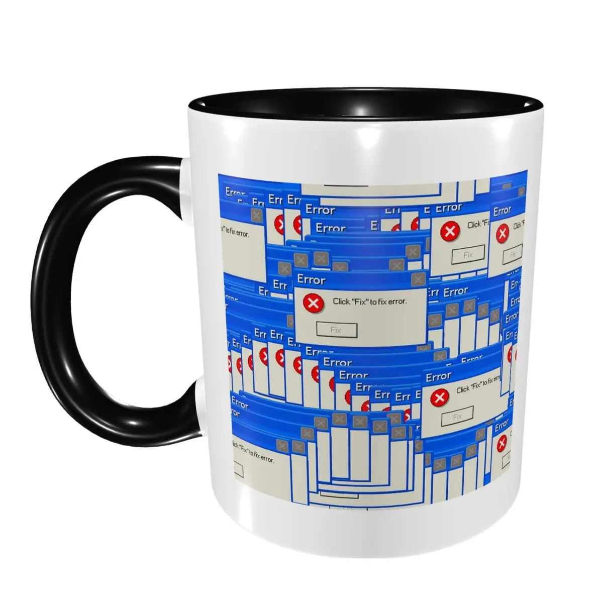 Windows Xp Error Tiled Mug Funny Ceramic Coffee Cups Tea Mugs Milk Cup Drinkware Gift for Friends