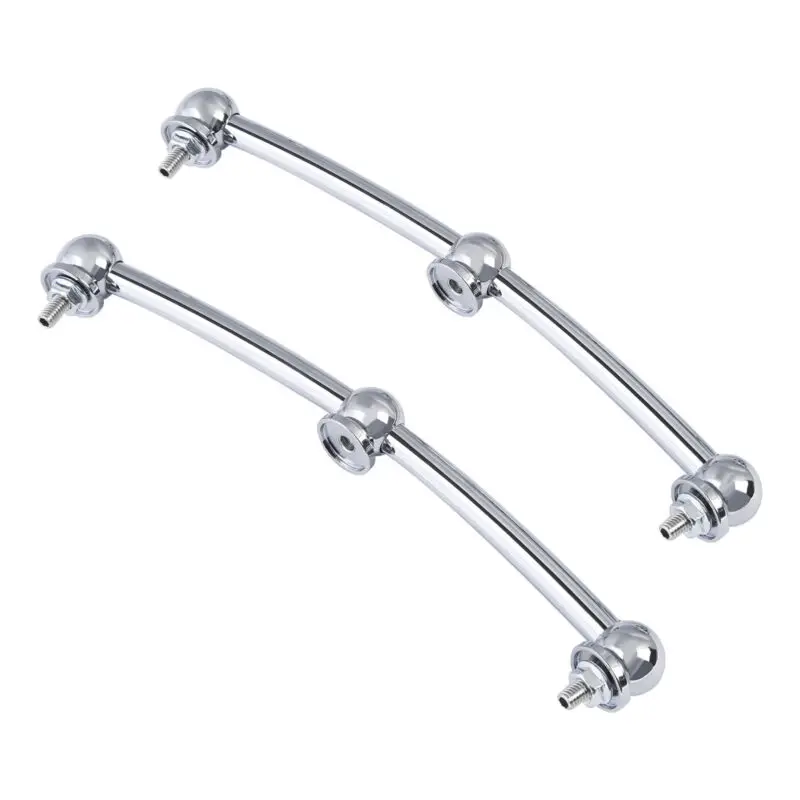 Motocyklowe boczne listwy przedniego błotnika pasujące do Harley Heritage Softail Classic FLST FLSTC 1986-2017 Chrome — zdjęcie 4