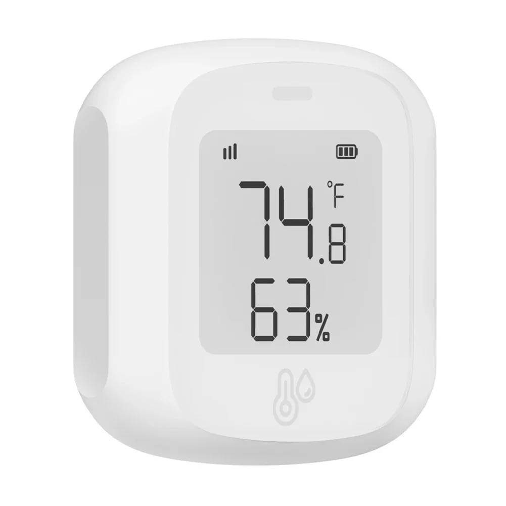 

Digital ZigBee Smart/WiFi Temperature Humidity Sensor Support for Alexa Hygrometer Temperature Gauge Room Thermometer Hygrometer