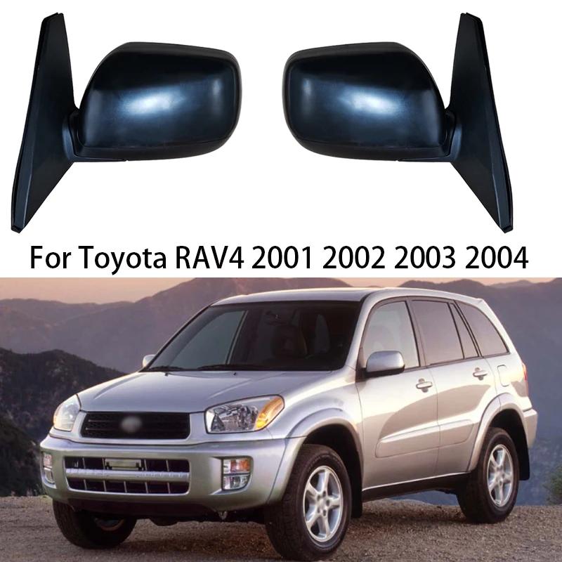 Car Accessories Side Rearview Mirror Assembly For Toyota RAV4 2000 2001 2002 2003 2004 Auto Electric Lens Adjustment Mirror Assy