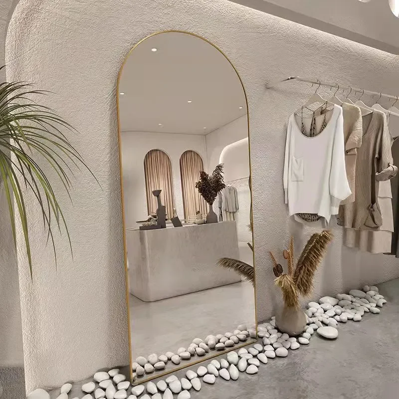 for Full Body Floor Mirror for Girls Bedroom Simple Home Student Dormitory Clothing Store Full Length Mirror