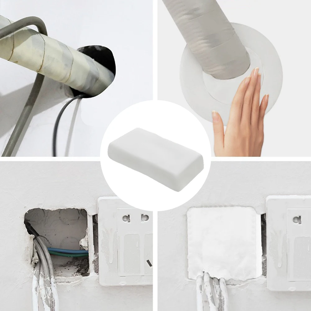 30-1 pces reparação selagem argila selante à prova dwaterproof água vedação cola sólida duto selo reparação argila para buraco de parede buraco de ar condicionado