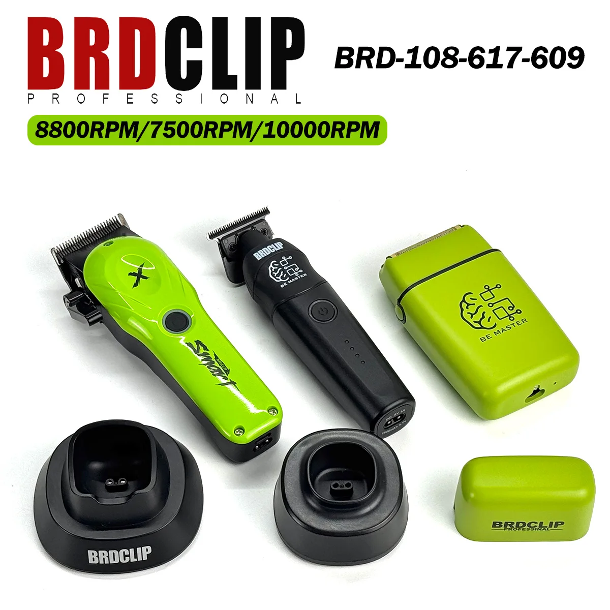 المهنية مقص الشعر الكهربائية BRDCLIP صالون الحلاقة BRD-108 المتقلب 617 ماكينة حلاقة 609 10000 دورة في الدقيقة آلة تشطيب الشعر DLC شفرة #1