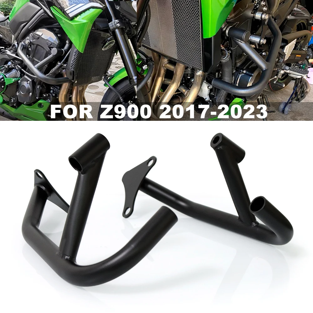 For Z 900 Motorcycle Engine Guard Crash Bar Bumper Stunt Cage Fairing Frame Protector Bar Accessorie For KAWASAKI Z900 2017-2023