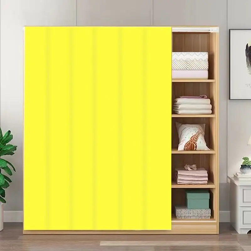 VIKAMA Solid Tone Noren Door Curtain Monochrome Japanese Style Minimalist Wardrobe Closet Organizer Partition Home Decor
