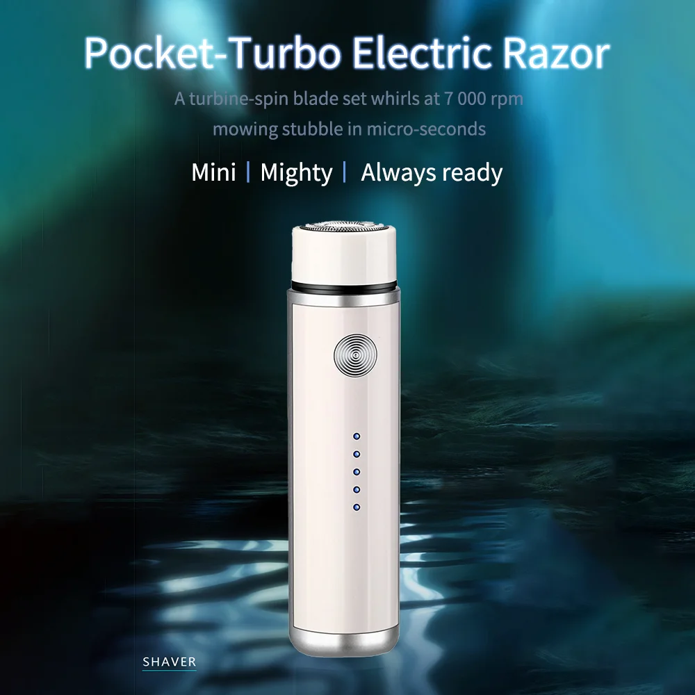 

Men's Mini Electric Shaver Rechargeable Razor Epilator Shaving Machine for Men Car Mini Shaver Electric Shaving Tools