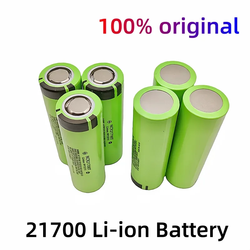 100%Original NCR21700T 21700 3.7V 4800mAh High Capacity lpega Lithium Rechargeable Batteries Cell For Flashlight Power Bank Toys