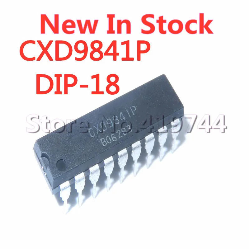 2PCS/LOT CXD9841P CXD9841 DIP-18 LCD chip  In Stock NEW original IC