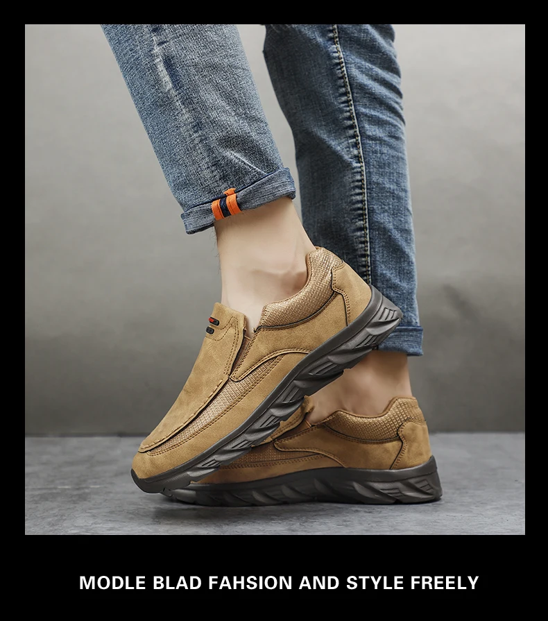 Männer Turnschuhe Licht Faulenzer Slip auf Casual Schuhe für Männer Bequeme Luxus Marke Männlichen Business Schuh Fahren Schuhe – Detail 18