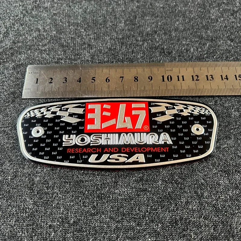 Motorcycle Accessories Aluminum Alloy Exhaust Pipe Sticker Decals Heat Resistant Waterproof For YOSHIMURA