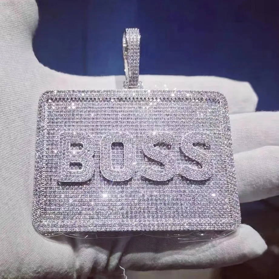 

Foruixi Custom Necklace Pendant Vvs Moissanite Diamond Custom Pendant