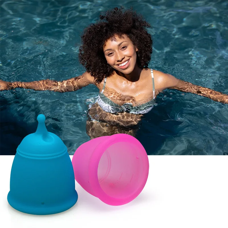 

Medical Silicone Menstrual Cup Sterilization Kit Easy Removal Reusable Menstrual Collector Tampon and Pad Alternative Women Care