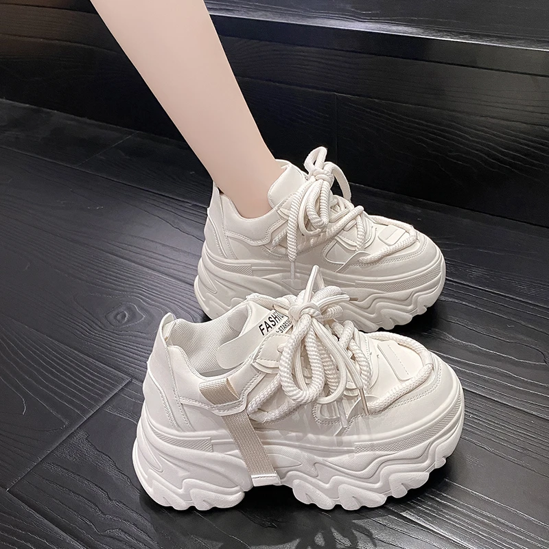 Womens Sneakers Shoes 2024 Fashion Tennis Female Platform Woman-shoes Designer Trainers New Thick Sole Roses High Fabric Lace-Up