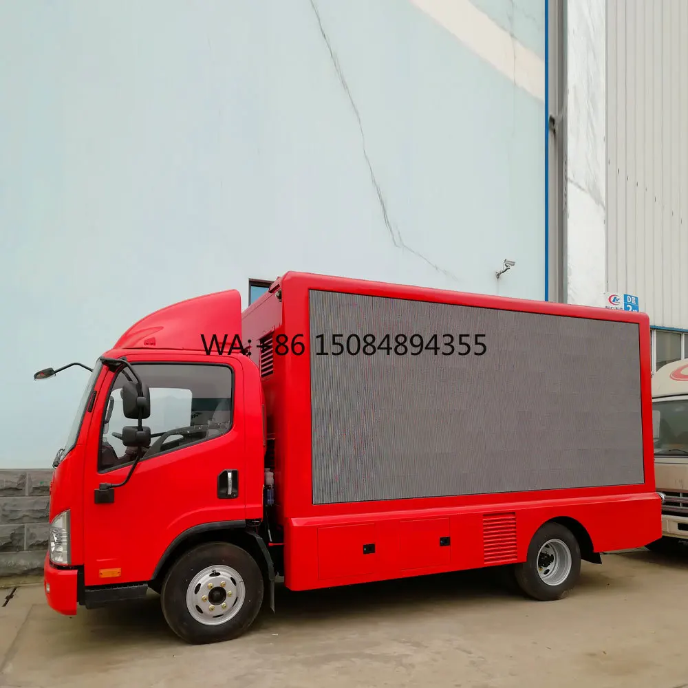 

Hot Sale Advertising Energy Saving LED Display Screen HD Video Full Color Truck Trailer LED Billboard