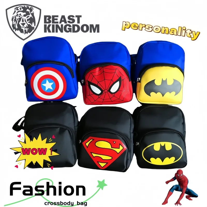 

Сумка через плечо с Человеком-пауком Marvel, мультяшный стиль аниме, персонализированный модный креативный повседневный кошелек для монет, подарок на день рождения для мальчиков