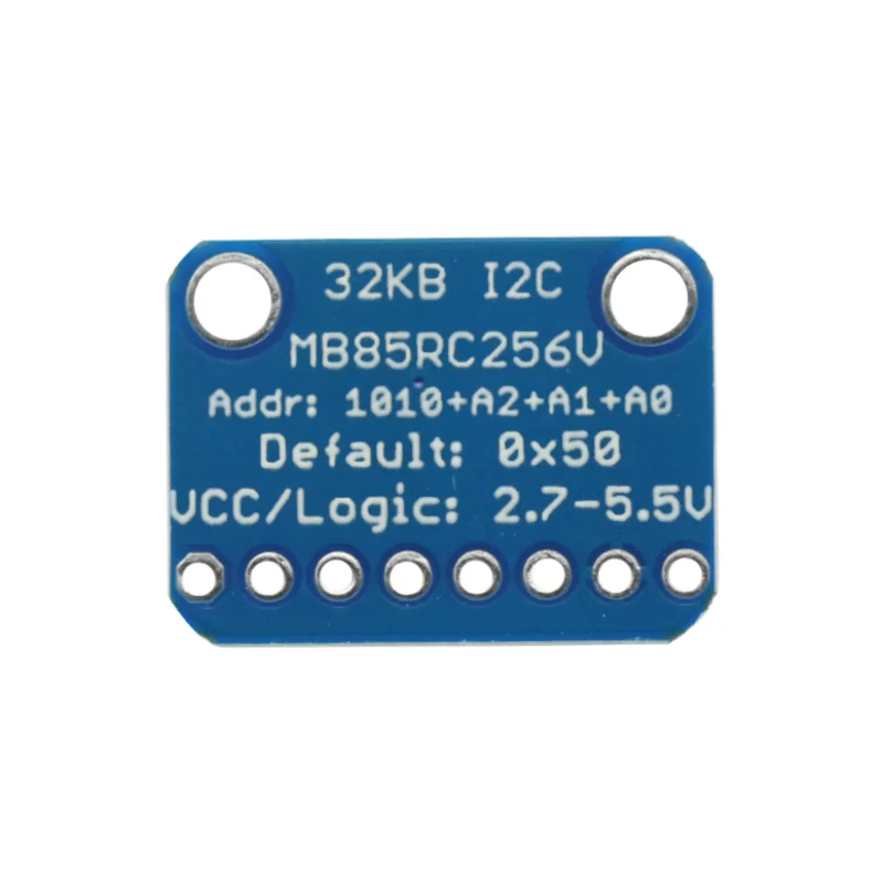 لوحة القطع FRAM الذاكرة MB85RC256V IC I2C غير متطايرة 2.7-5.5 فولت لجهاز IoT الاستشعار المحمولة يمكن ارتداؤها