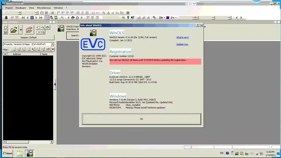 

2025 HOT Sale WinOLS 4.7 With Plugins + 2021 Damos + ECM TITANIUM + service tool immo v1.2 All Data Winols Car Repair Software