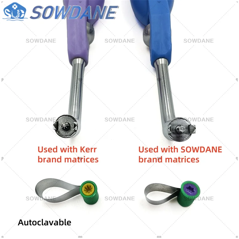 

Фиолетовый цвет, стоматологическая супер матричная система, инструмент, адаптируемый супер крышка, держатель матрицы, универсальная ручка для натяжения матрицы, инструмент