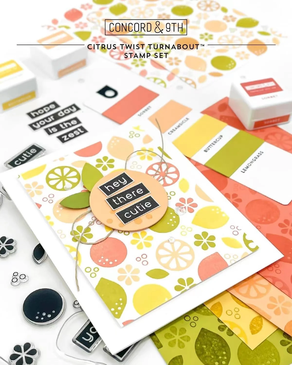 Citrus Slices Cutting Dies & Stamps & Stencil Scrapbook Diary Decoration Stencil Embossing Template DIY Greeting Card Handmade