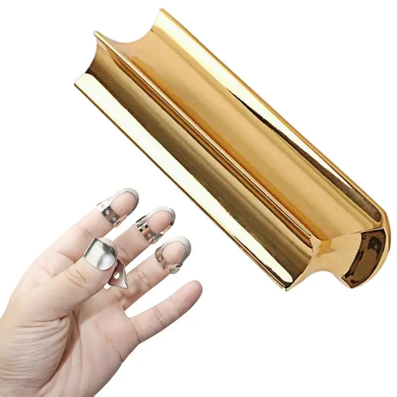 Chitarra Slide Tone Bar Guitar Slide Metal Steel Tone Bar per Dobro Standard Pearse Guitar Steel Bar Slide per chitarra in acciaio inossidabile