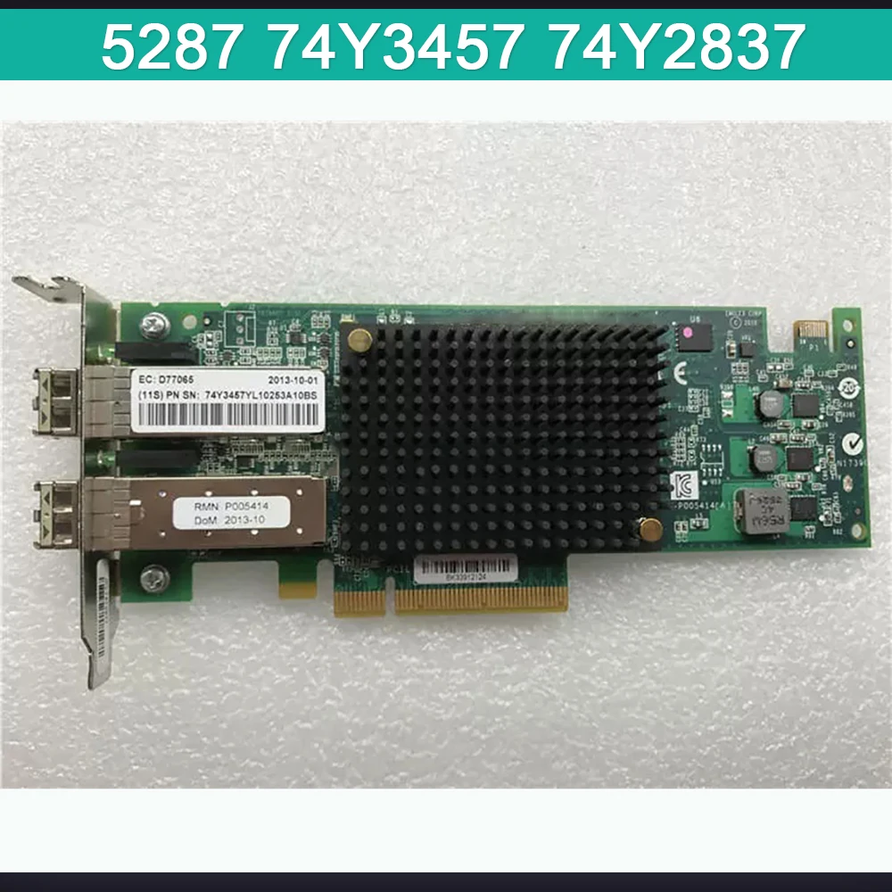 

Двухпортовая сетевая карта 10GbE P7 P8 для мини-компьютеров, высоконадежная, 5287 74Y3457 74Y2837