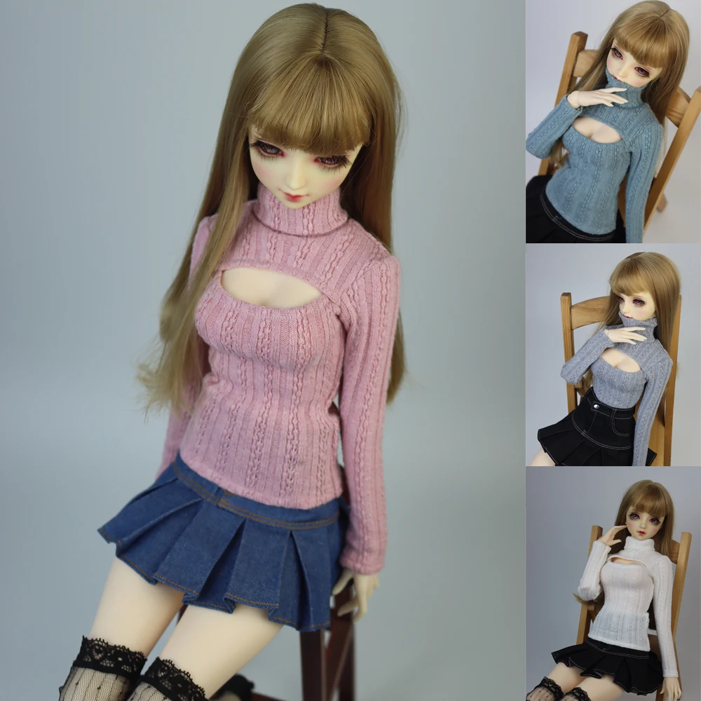 

Детская игрушка ручной работы, модель 1/3, кукла BJD/SD, Одежда для куклы с открытой грудью, свитер с жареным тестом, 1 шт.