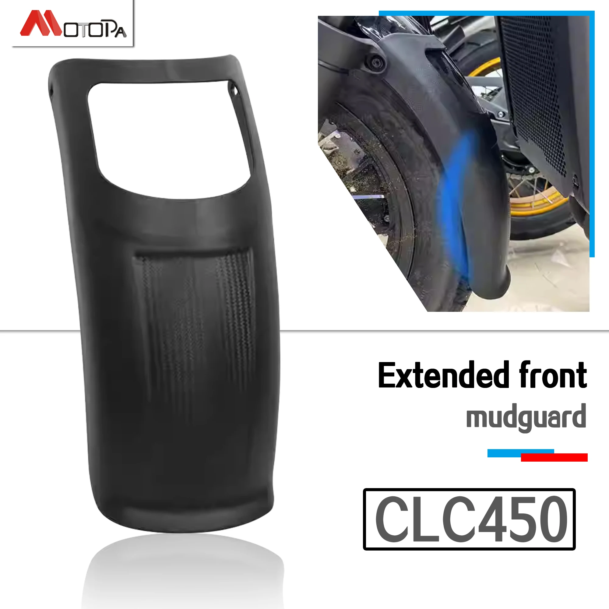 For CFMOTO CF MOTO 450 CLC 450 450CLC Motorcycle CLC450 Accessorie ABS Front Mudguard Fender Rear Extender Extension