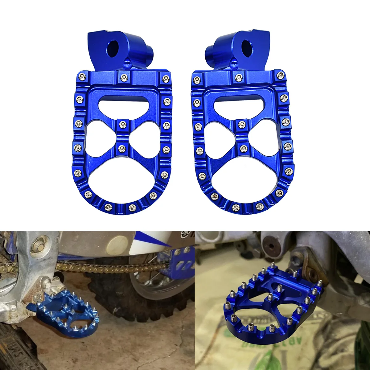 

CNC Footpeg Foot peg Pedals Rest For YAMAHA YZ85 YZ125 YZ250 125X YZ250F YZF WRF 250 450 YZF250 WRF250 WR450F YZ 250F 2001-2023